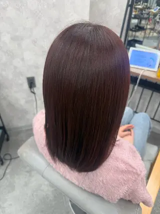 セミロング Afinar／ Yuzumiのヘアスタイル