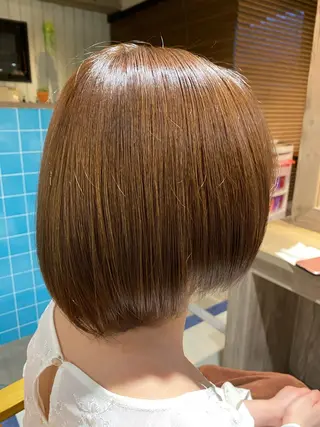 セミロング カラー 🟣メンズパーマ 川端 永遠🟣のヘアスタイル