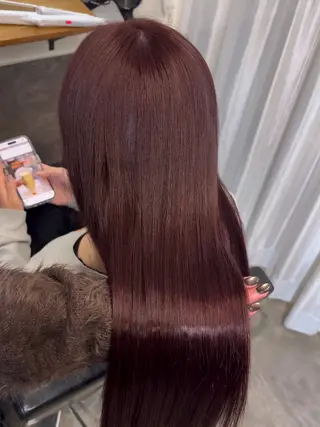 カラー meby所属・🩵福岡ブリーチなし カラー/紫音🩵のヘアスタイル