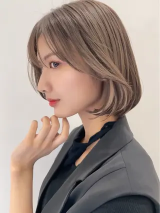 ミディアム 外国人風ヘア スペシャリスト★高沼のヘアスタイル
