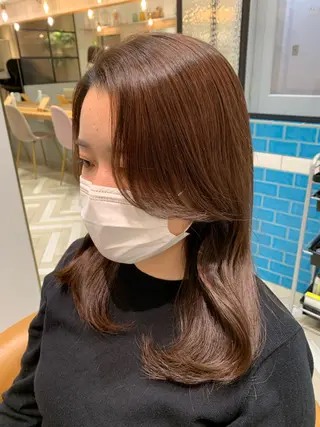ミディアム sajou【上野】所属・🩶艶髪ヘア/ 。。のヘアスタイル