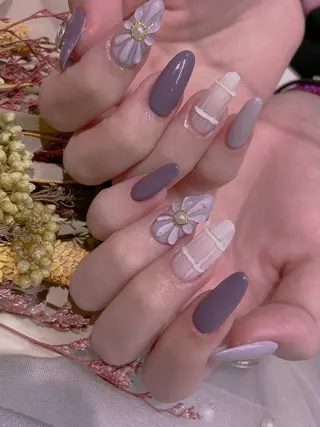 ネイル 長さだし専門店 M2　rikaのネイルデザイン