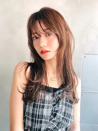 ロング 美容室LIBERTEリベルテ 銀座所属・鈴木 和佳のヘアスタイル