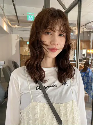 ミディアム FERIA 緑地公園 ⭐️伏田愛奈⭐️のヘアスタイル