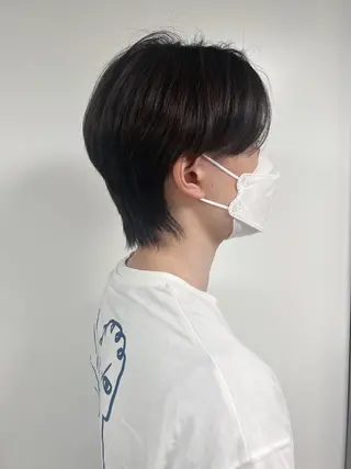 ミディアム morio from london所属・松岡彩華 ボブ /グレージュのヘアスタイル