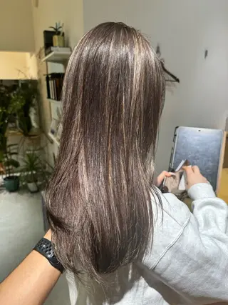 ロング カラー 中西倖 トップスタイリストのヘアスタイル