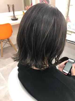 ショート カラー 髪質改善 中川　翔のヘアスタイル