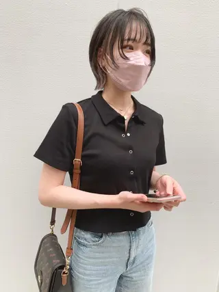 ショート カラー SAKURA 原宿所属・なかの たくみのヘアスタイル