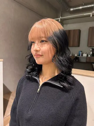 カラー ♡ハイトーン★ ネイル/しの♡のヘアスタイル