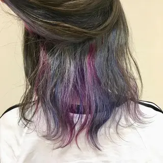 ミディアム カラー ヘアアレンジ 【Sweep】おじま のぞみのヘアスタイル