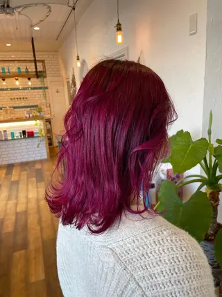 ミディアム カラー 🌸小掛🌸 豊橋外国人風カラーのヘアスタイル