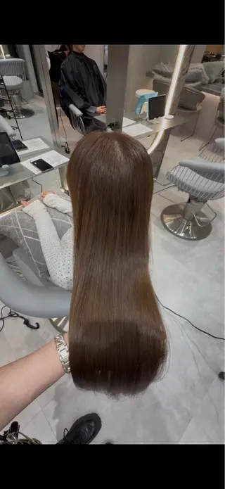 ロング 髪質改善サロン Aster 天神大名店 【アスター】所属・ワンホンヘア× ベージュ🤍ひな🤍のヘアスタイル