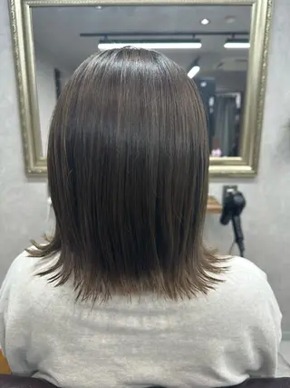ミディアム カラー Lien 深井店のヘアスタイル