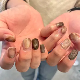 ショート m kaori𓃟のネイルデザイン