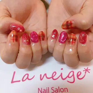 ネイル La neige* yuki 🥯🍑のネイルデザイン