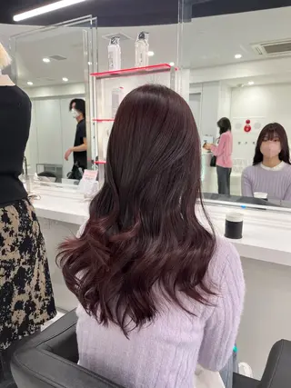 カラー ブリーチなし透明感 💗RYOTAのヘアスタイル