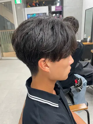 ミディアム メンズ メンズモテパーマ💙 fuwaのヘアスタイル