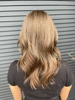 セミロング カラー SALOWIN 岡山店所属・SALOWIN / manaka 🪽のヘアスタイル