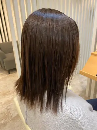 セミロング カラー Design Color🐰アユミのヘアスタイル