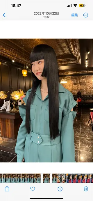 ロング パーマ haco＋所属・圧倒的デザイン力 店長🎨RENAのヘアスタイル