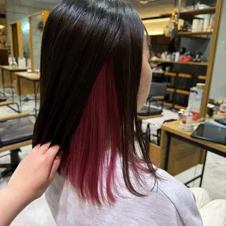 ミディアム カラー/ 髪質改善/新吾ありさのヘアスタイル