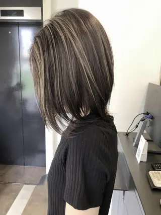 ショート カラー GiseL天神カラー 髪質改善/ブリーチのヘアスタイル