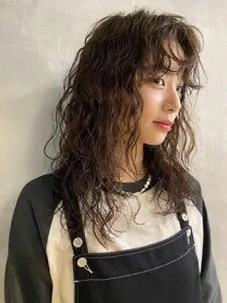 ロング パーマ 🌿ボブ パーマ高橋啓太🌿のヘアスタイル