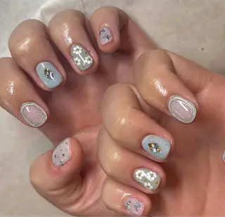 ネイル フリーランス¨̮⃝ ネイリストOKADAのネイルデザイン