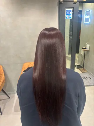 ロング カラー うる艶カラー✨️ 耳ツボ💠mamiのヘアスタイル