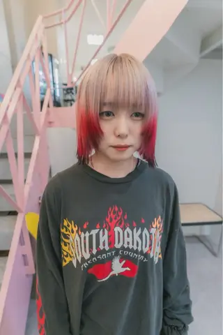 ショート kyon.hair 韓国カットカラーのヘアスタイル