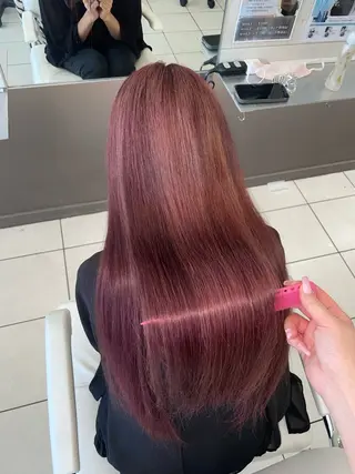 ロング ダブルカラー/ブリ ーチ🪽minoriのヘアスタイル