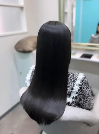 ロング seta新宿所属・髪質改善/縮毛矯正 芹沢のヘアスタイル