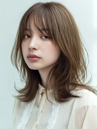 ミディアム 生艶髪＆レイヤー🔔 渋谷お薦めNo.1✨のヘアスタイル