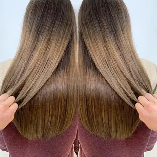 カラー ✨艶ブリーチカラー ✨四ノ宮裕己のヘアスタイル