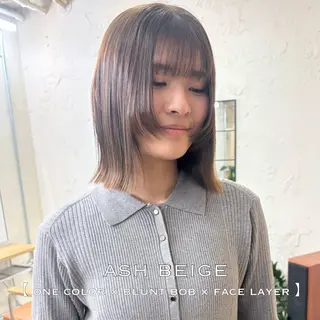 ミディアム カラー ⌇🌹透明感カラー 🌹ᴍᴇɢᴜᴍɪ ⌇のヘアスタイル