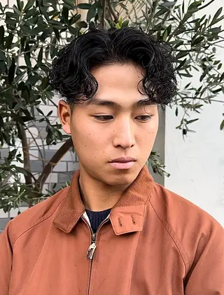 パーマ メンズ 年間2000名担当◎ パーマ職人/仲原佑樹のヘアスタイル
