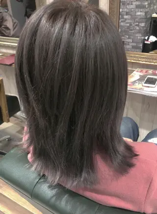 ミディアム 山崎 晃治のヘアスタイル
