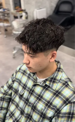 パーマ 💈メンズパーマ特化 金子温貴💈のヘアスタイル