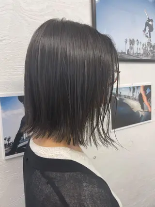 ショート パーマ 篠崎 佑季のヘアスタイル