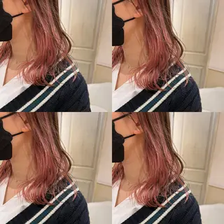 ミディアム カラー レイヤー×髪質改善 マネージャー安藤光司のヘアスタイル