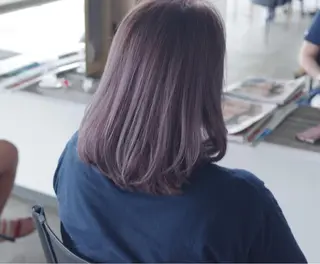 ショート ミディアム セミロング ロング カラー クセ毛お悩みの方 四宮桂佑のヘアスタイル