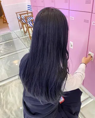 ロング カラー SALOWIN横浜所属・𓍯韓国style/ 髪質改善𓍯中村和希のヘアスタイル