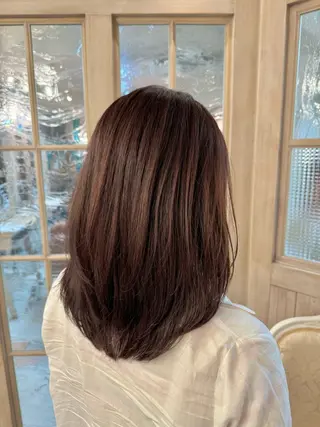 ロング 前平 友慈のヘアスタイル