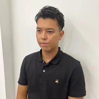 ショート カラー パーマ ヘアアレンジ メンズ 💎髪質改善特化💎 RUITOのヘアスタイル