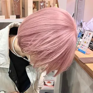 ミディアム カラー 透明感ワンカラー梅田 ダブルカラー/川上のヘアスタイル