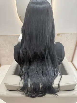 ロング カラー ヘアアレンジ 🥇ブリーチ無し 透明感🥇佐藤のヘアスタイル