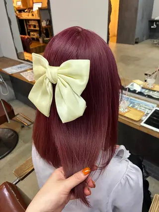 ミディアム カラー loty hair design所属・SEIRA🤍 レイヤーカットのヘアスタイル