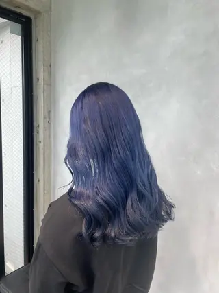 カラー 暖色/ハイトーン/ カラー/HBLのヘアスタイル