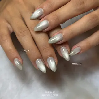 ネイル sparkling mint【スパークリングミント】所属・natsuki 🎀💎モデル様募集のネイルデザイン