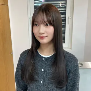 ロング カラー 澤 佑華 🎀 透明感カラーのヘアスタイル